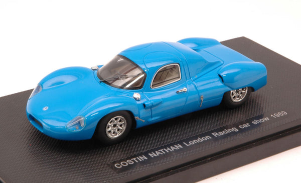 COSTIN NATHAN LONDON RACING CAR SHOW 1969 LIGHT BLUE 1:43