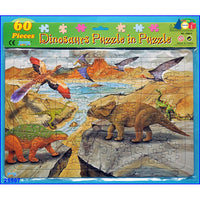 PUZZLE DINOSAURO PZ.48 IN BUSTA 4 ASS.cm 25x37