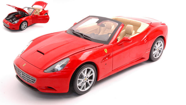 FERRARI CALIFORNIA CONVERTIBLE 2008 RED FOUNDATION 1:18