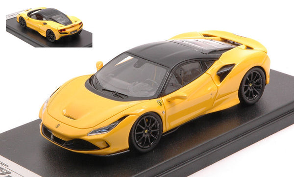 FERRARI F8 TRIBUTO MODENA YELLOW W/BLACK ROOF 1:43