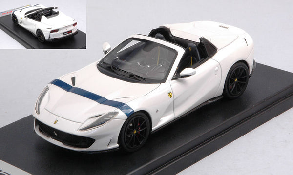 FERRARI 812 GTS BIANCO ITALIA BLUE LIVERY 1:43