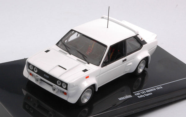 FIAT 131 ABARTH WHITE 1978 PLAIN BODY VERSION 1:43