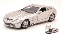 MERCEDES SLR MC LAREN 2003 SILVER 1:24