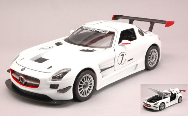 مرسيدس SLS AMG GT3 ابيض مقاس 1:24