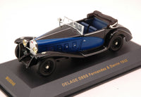 DELAGE D8SS FERNANDEZ & DARRIN 1932 BLUE/BLACK 1:43