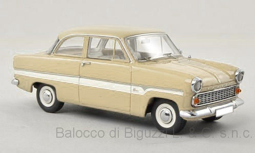 FORD TAUNUS 12M LIMOUSINE 1959 BEIGE/WHITE 1:43