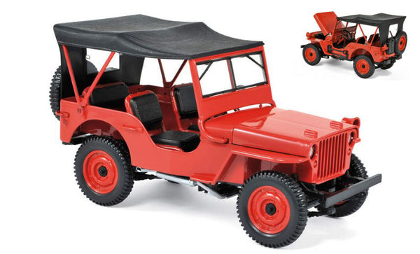 JEEP 1942 RED 1:18
