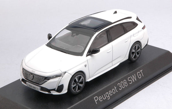 PEUGEOT 308 SW GT 2021 PEARL WHITE 1:43