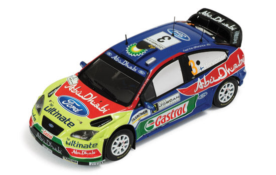 FORD FOCUS RS WRC N.3 WINNER JORDAN RALLY HIRVONEN-LEHTINEN 1:43