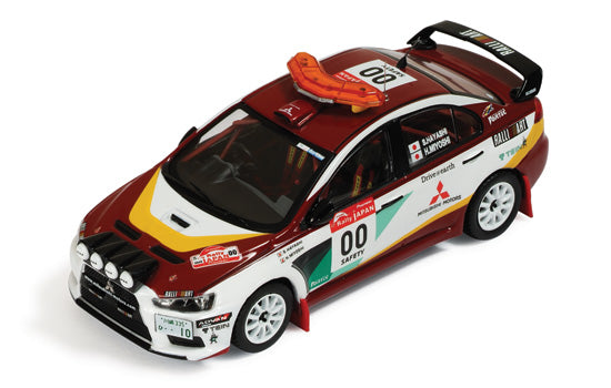 سيارة الأمان MITSUBISHI LANCER EVO X N.00 R.JAPAN 2008 MYOSHI-HAYASH 1:43