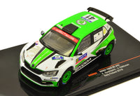 SKODA FABIA R5 N.41 11th WM RALLY FINL.2018 ROVANPERA-HALTTUNEN  1:43