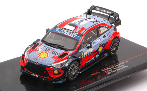 HYUNDAI i20 COUPE WRC N.8 RALLY MONZA 2020 OGIER-JARVEOJA 1:43