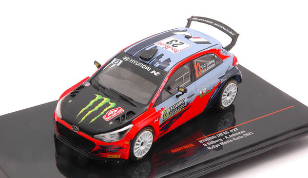 HYUNDAI i20 COUPE WRC N.23 RALLY MONTE CARLO 2021 SOLBERG-JOHNSTON 1:43