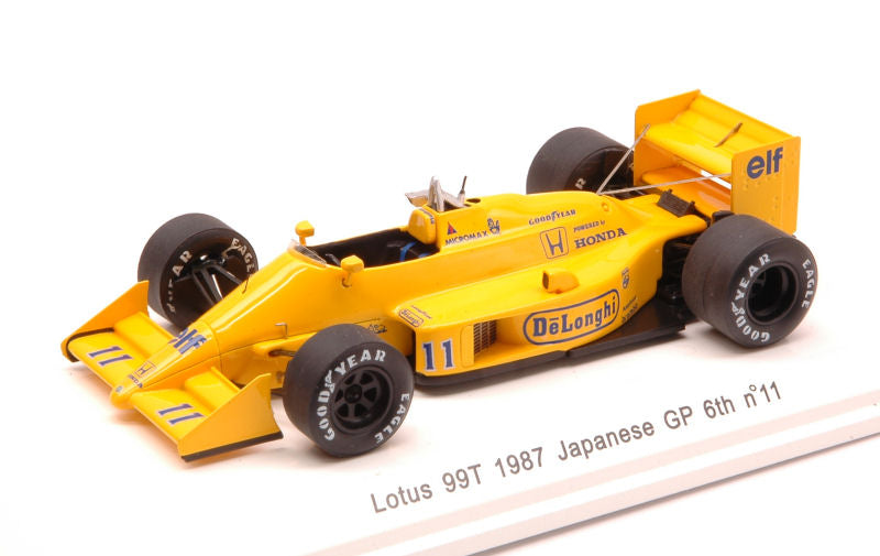 Rêve Collection Lotus 99T Japanese GP LOTUS 99T HONDA F1 JAPANESE GP 1987 A.SENNA #12 – Nice Car