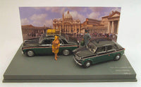 TAXI PIAZZA S.PIETRO ALFA ROMEO 1900 E FIAT 110 TV + 3 FIGURE 1:43