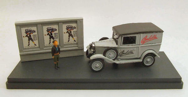 FIAT BALILLA AUTOCARRO 1935 PUBBLICITA  BALILLA W/FIGURE 1:43