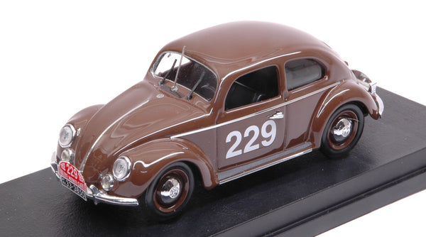 VW COCCINELLE N.229 52th MONTE CARLO 1952 NATHAN-SCHELLHAAS 1:43