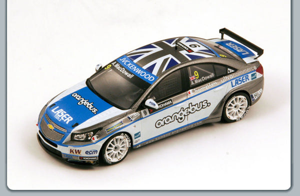 CHEVROLET CRUZE 1.6T N.9 WTCC 2013 A.MAC DOWALL 1:43