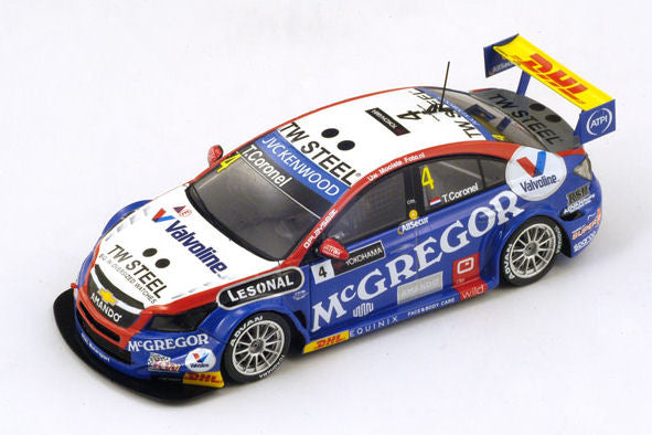 CHEVROLET CRUZE N.4 2nd R1 SALZBURGRING WTCC 2014 T.CORONEL 1:43