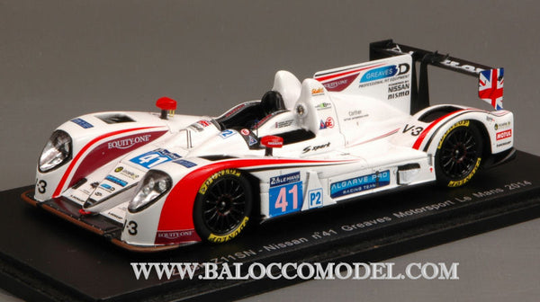 ZYTEK Z11SN N.41 RETIRED LM 2014 MUNEMANN-LATIF-WINSLOW 1:43