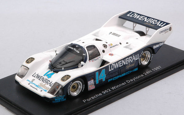 PORSCHE 962 N.14 WINNER DAYTONA 1987 HOLBERT-ROBINSON-BELL-U.1:43 REPROD