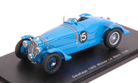 DELAHAYE 135 CS N.15 WINNER LM 1938 E.CHABOUD-J.TREMOULET 1:43 REPROD.