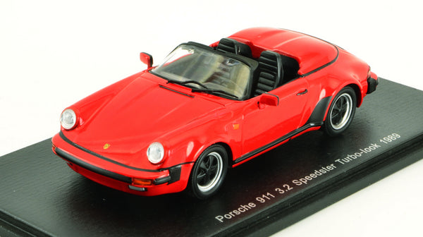 PORSCHE 911 3.2 SPEEDSTER TURBO-LOOK 1989 RED 1:43