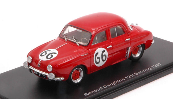 RENAULT DAUPHINE N.66 37th 12 H SEBRING 1957 P.FRERE-J.LUCAS 1:43