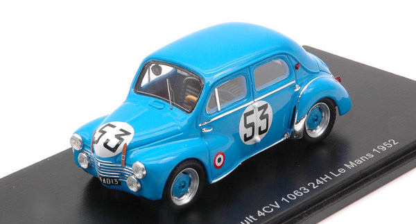 RENAULT 4CV 1063 N.53 LM 1952 Y.LESUR-A.BRIAT 1:43