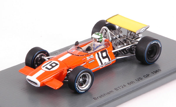 برابهام BT24 سيلفيو موسر 1969 N.19 6th US GP 1:43