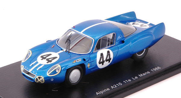 ALPINE A210 N.44 22th LM 1966 J.CHEINISSE-R.DE LAGENESTE 1:43