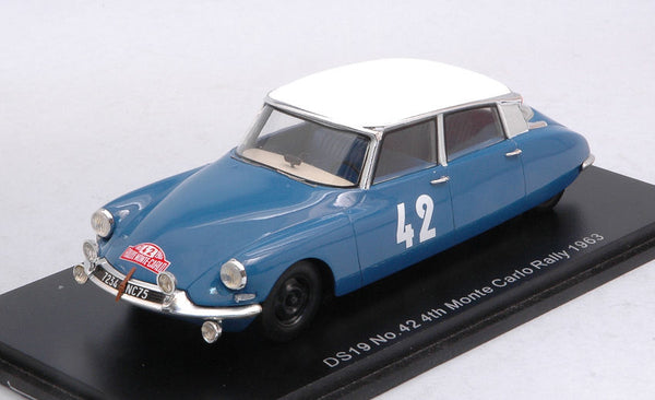 CITROEN DS19 N.42 4th MONTE CARLO RALLY 1963 L.BIANCHI-J.C.OGIER 1:43