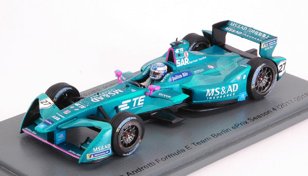 MS&AD ANDRETTI N.27 BERLIN FORMULA E (2017-2018) S.SARRAZIN 1:43