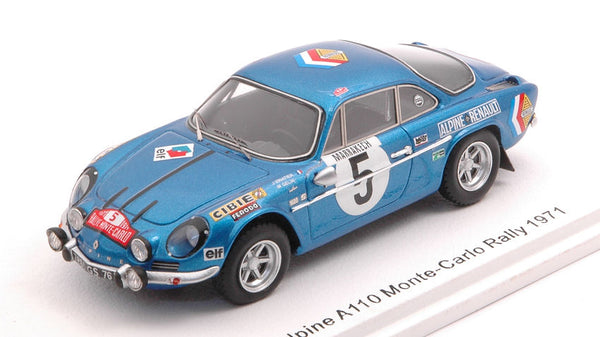 ALPINE A110 N.5 9th MONTE CARLO 1971 J.VINATIER-M.GELIN 1:43