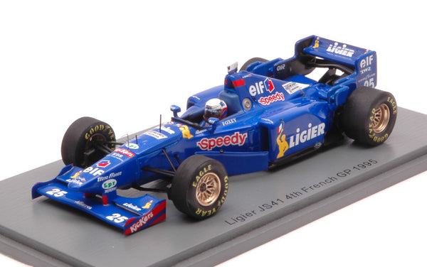 LIGIER JS41 MARTIN BRUNDLE 1995 N.25 4th FRENCH GP 1:43