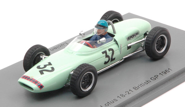 LOTUS 18-21 LUCIEN BIANCHI 1961 N.32 BRITISH GP 1:43