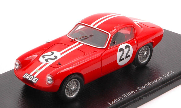 LOTUS ELITE N.22 GOODWOOD 1961 LES LESTON 1:43