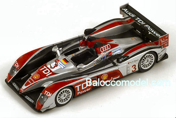 AUDI R 10 N.3 4th LM 2008 1:87