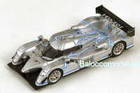 PEUGEOT 908 HYBRID 2008 SILVER 1:87