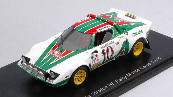 LANCIA STRATOS HF N.10 MONTE CARLO 1976 S.MUNARI-S.MAIGA 1:43