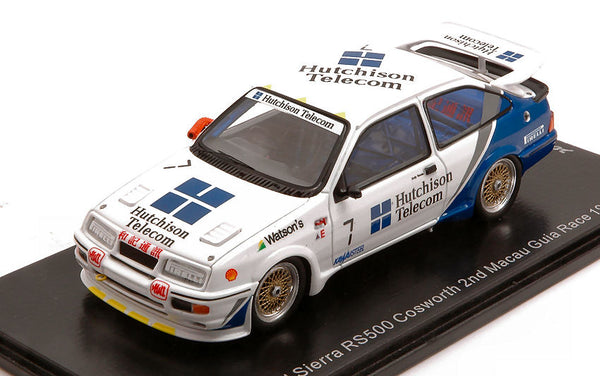 FORD SIERRA RS500 COSWORTH N.7 2nd MACAU GUIA RACE 1989 ANDY ROUSE 1:43