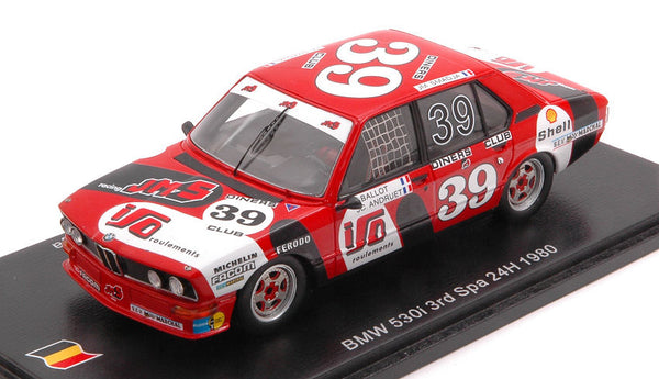 BMW 530i N.39 3rd SPA 1980 BALLOT LENA-ANDRUET-SMADJA 1:43