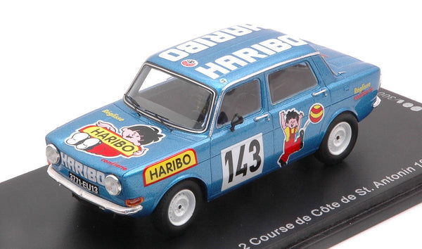 SIMCA RALLYE 2 N.28 COURSE DE COTE ST.ANTONIN 1975 H.VUILLERMOZ 1:43