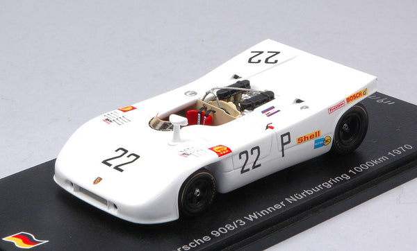 PORSCHE 908/3 N.22 WINNER 1000 KM NURBURGR.1970 V.ELFORD-K.AHRENS 1:43