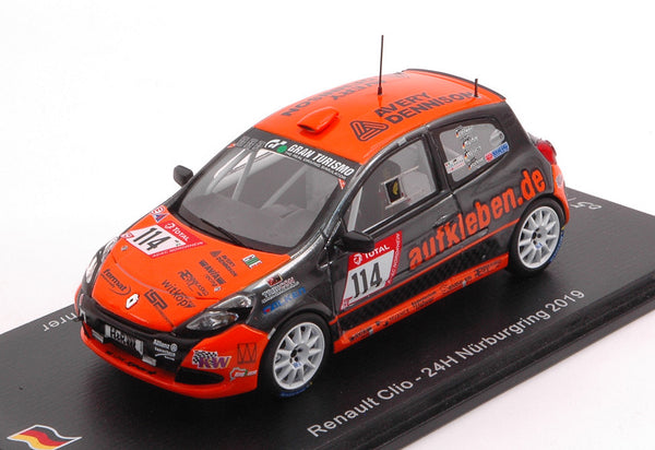 RENAULT CLIO N.114 24 H NURB.2019 UELWER-KUHN-WYLACH-BOHRER 1:43