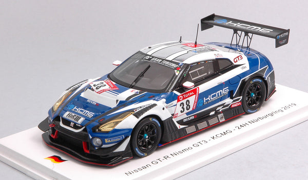 NISSAN GT-R N.38 24 H NURBURGR.2019 WLAZIK-MENZEL-OLIVEIRA-BURDON 1:43