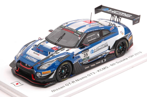 NISSAN GT-R N.35 6th 10 H SUZUKA 2019 CHIYO-BOURDON-MATSUDA 1:43