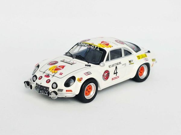 ALPINE RENAULT A110 N.4 2nd YPRES RALLY 1974 PEDRO-SYMENS 1:43