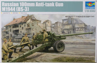 CANNONE RUSSIAN 100 mm ANTI TANK GUN M1944 BS-3 KIT 1:35
