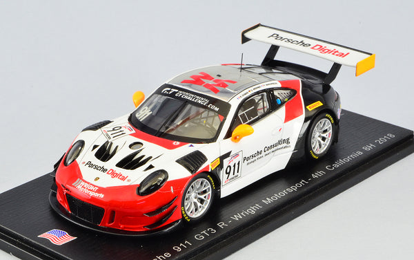 PORSCHE 911 GT3 8H CALIFORNIA 2018 DUMAS-MAKOWIECKI-WERNER 1:43